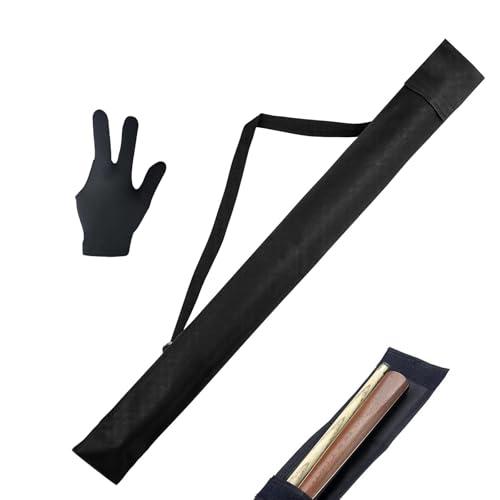 EUYKQNOI 1 Confezione Pool Cue Bag,Stecca da Biliardo Borsa,Borsa per Stecca da Biliardo,Portatile per Stecche da Biliardo Borsa per Il Bastoncini da Biliardo,per 1/2 Portacanne da Biliardo da Biliard