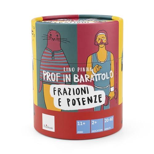 Prof in barattolo. Frazioni e potenze. Con clessidra. Con dado