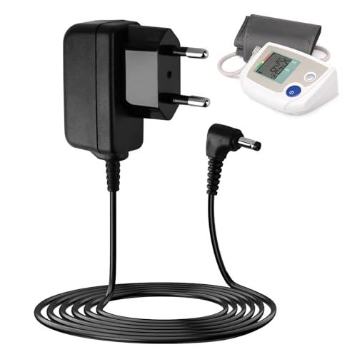 Alimentatore 6V Caricatore per Omron Misuratore Pressione M3 M7 M500 M700 M5, M6 Comfort, M4 M7 Intelli IT, X2 Basic, X2, X4, X7 Smart, M400 M500 Intelli IT/Comfort, HHP-CM01 Adattatore per Omron 1.4M
