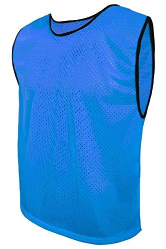 SPORTBIBS Pettorine da Allanamento Bavaglini da Calcio, Pettorali per Bambini, Giovani e Adulti, Calcetto, Molti Colori e Taglie