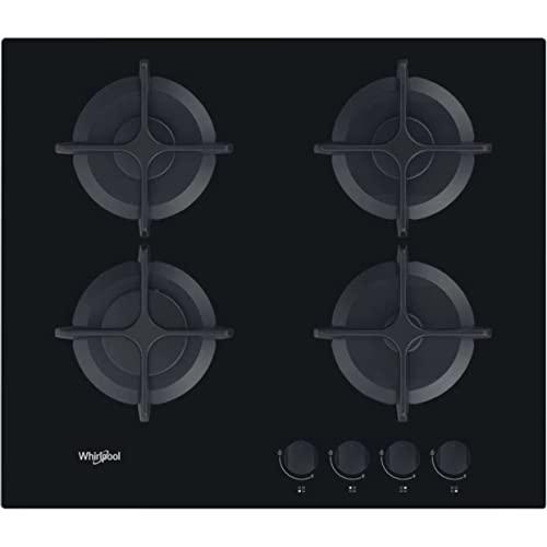 WHIRLPOOL PLACA DE GAS AKT 616 / NB NEGRO INTEGRADO 60 CM 4 ZONA (S)