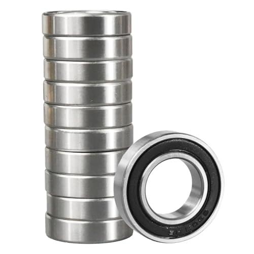 ​Flewdart 10pz 6902 2RS cuscinetti a sfere 15x28x7mm, 6902-2RS 6902RS schermati in acciaio al carbonio per macchine e utensili​​ (6902-2RS 10pcs)
