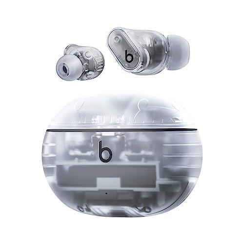 Beats Studio Buds + | Auricolari true wireless con cancellazione del rumore, compatibilità Apple e Android migliorata, microfono incorporato, cuffie Bluetooth resistenti al sudore- Trasparente