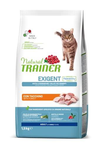Trainer Exigent Cibo per Gatti Adulti con Tacchino, 1.5 kg