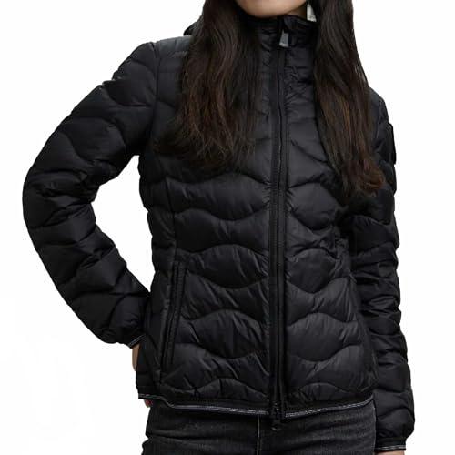 Blauer Giacca Corta Camelia Piumino Donna Nylon Nero Xs