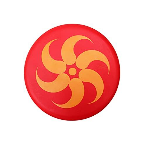 EQLEF Schiuma Flying disks Kids, Soft PU Schiuma Disc Outdoor Sports Parco Giochi Kindergarten per Bambini 1 Pezzo (Rosso)