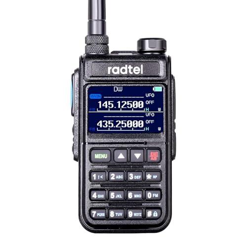 Radtel RT-890 Dual Band HAM Radio Color LCD Walkie Talkie with Air Band Reception and Channel Name/FM Radio/VOX/