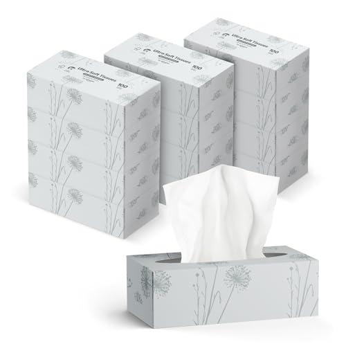 by Amazon Fazzoletti a 4 strati - 1200 unità, 12 confezioni da 100