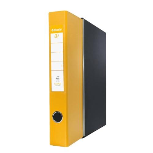 ESSELTE G55 EUROFILE Registratore - f.to protocollo dorso 5 cm - Giallo