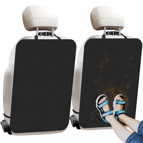 Staranry 2 Pezzi Proteggi Sedile Auto Bambini Posteriore, Impermeabile e Facile da Pulire, Protezione Sedile Auto Bambini Oxford, Organizer Auto, Copri Sedile Auto Bambini per Auto SUV Sedili