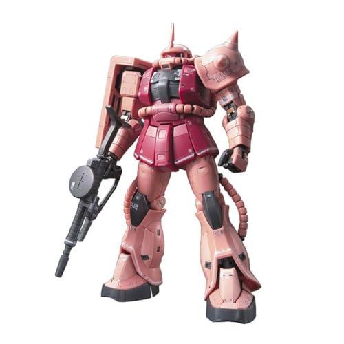 Bandai-718 Mobile Suit Gundam II RG Zaku MS-06S 1/144, Multicolore, S, 718