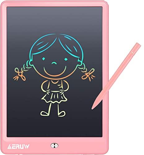 Tavoletta Grafica LCD Scrittura Colorato 10 Pollici, Schermo Doodle Tavolo da Disegno Elettronica Tavoletta per Scrittura Regalo per Bambini Lavagna Portatile da Ufficio Drawing Pad -Rosa