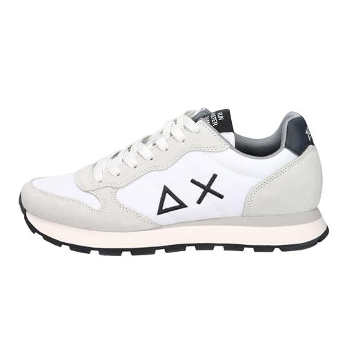 SUN68 Tom Solid, Sneaker Lifestyle da Uomo, Z45101 (Bianco, Sistema Taglie Calzature EU, Adulto, Numero, Media, 43)