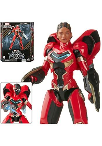 Marvel Hasbro Legends Black Panther Wakanda Forever Ironheart 15,2 cm Action Figure Giocattolo, 8 Accessori, Multicolore, F5783