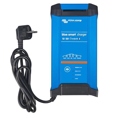 Victron Energy Blue Smart IP22 12-Volt 30 amp 230V, Caricatore Batteria a 3 Uscite CEE 7/7, Bluetooth