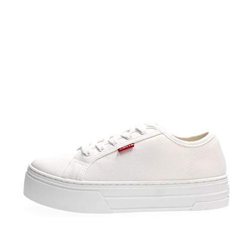 Levi's Tijuana, Sneaker Donna, Bianco (Brilliant White), 40 EU
