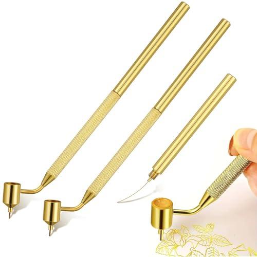 poraceous 2 Pezzi Penna per Vernice a Linea Sottile Inclinata, 0,5 mm+0,7 mm Penna Fluid Writer, Strumento da Disegno Portatile per Graffi, per la Riparazione di Graffi Auto e Lavori Manuali