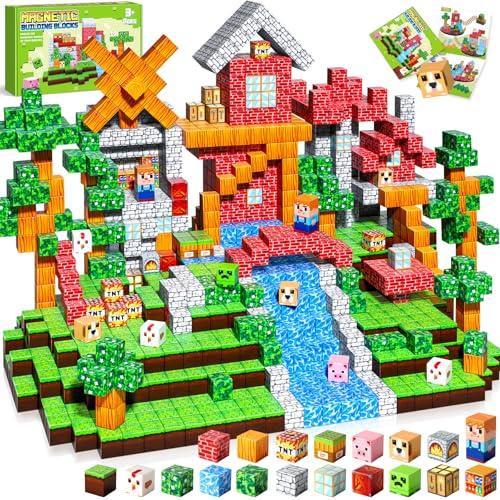 COOLJOYA Costruzioni Magnetiche per Bambini 150 Pezzi,Giocattolo Educativo Montessori,Giochi Magnetici per Bambini 3 4 5 6 7 8 9 10 Anni,Regali di Compleanno 3-10 Anni Halloween