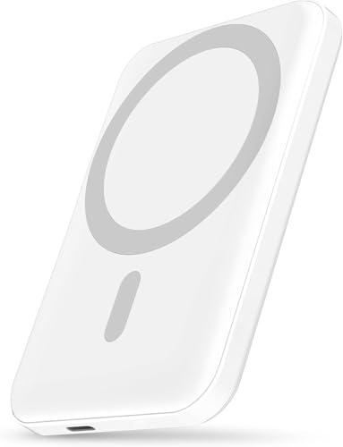 Power Bank Magnetico 10000mAh, Wireless Caricatore 20W Ricarica Rapida Powerbank, Magnetico Caricatore Inalámbricos Portatile Batteria Esterna per iPhone 17 16 15 14 13 12 Pro Max Mini Galaxy iPad
