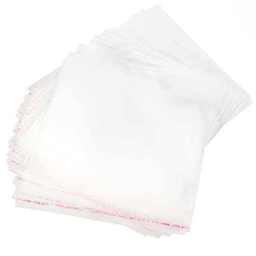 RUBY Buste trasparenti in cellophane con chiusura adesiva, 200 pezzi, 30 x 30 cm