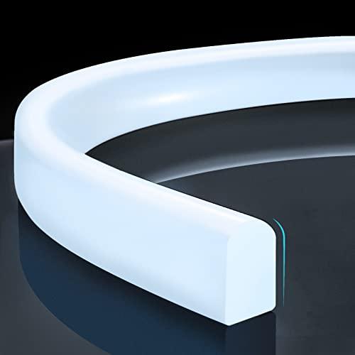 Adoture - Barriera per doccia pieghevole e sistema di ritenzione e mantiene l'acqua all'interno della soglia (Bastone-Bianco, 2 M)