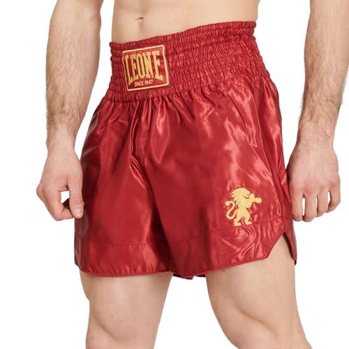 LEONE 1947, Pantaloncino Kick Basic 2 Unisex – Adulto Bordeaux Legio L AB970