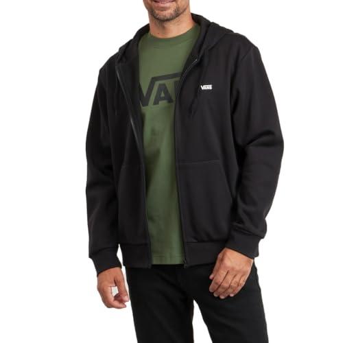 Vans Left Chest FZ Po Felpa con Cappuccio, Nero, M Uomo