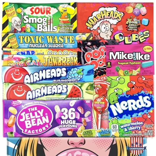Scatola di caramelle americane | USA Import | Scatola regalo di compleanno | Dolce sorpresa | Dolci per le feste | Candymix | Candy & Bar ®