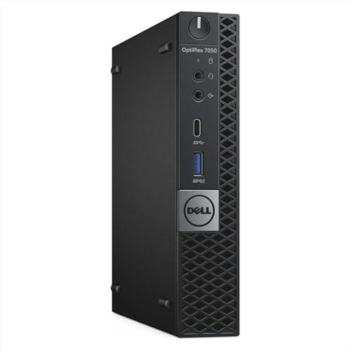 Dell Optiplex 7050 Tiny Mini PC i7 6th | RAM 32 GB | SSD 1000 GB | Display Port | HDMI | Wi-Fi USB | Windows 11 Pro + Libre Office (Ricondizionato)
