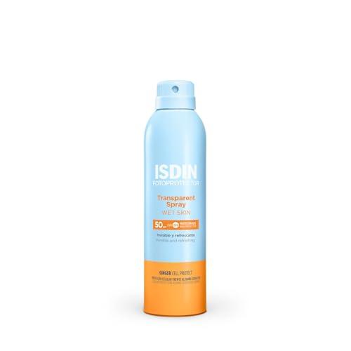 ISDIN Fotoprotector Isdin Pediatrics Transparent Spray Wet Skin Spf 50+ (250ml) | Fotoprotettor Spray Corpo per Bambini | Leggero e a Rapido Assorbimento