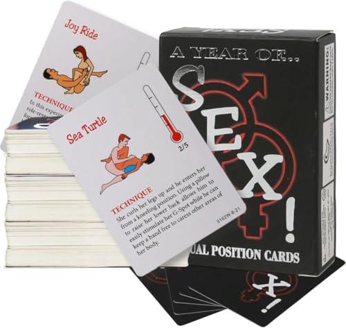 yilemeiyile Un mazzo di 50 carte da gioco pọkèr con le posizioni del kamasutra ṣëxy hot gadget