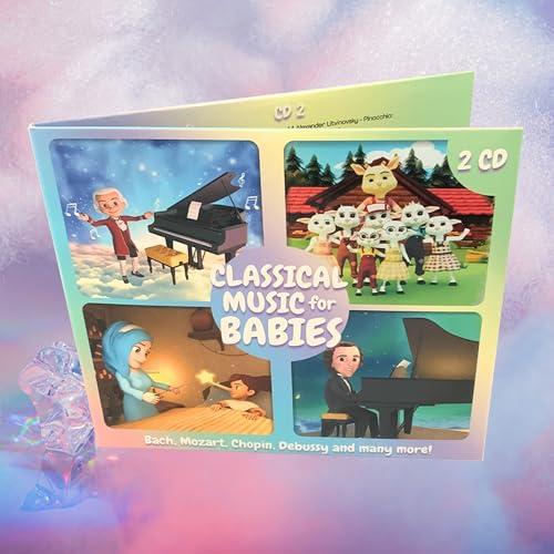 Musica Classica per Bambini, 2 CD, Bach, Mozart, Chopin, Debussy e molti altri!