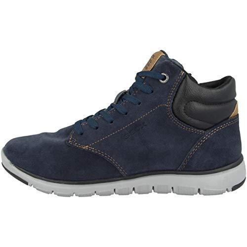 Geox J Xunday Boy A, Stivaletti Bambini e ragazzi, Blu/Nero (Navy/Black), 39 EU