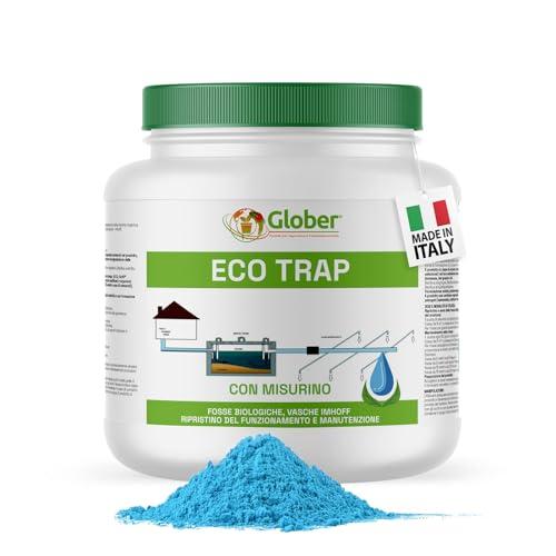 ECO-TRAP Septic Tank 1,5 Kg - Enzimi per Fosse Biologiche con Dosatore - Attivatore Fossa Biologica - Made in Italy - Pulizia e Manutenzione Circolare Fosse Settiche, Elimina Cattivi Odori e Ingorghi