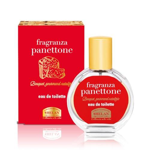 Helan Fragranza Panettone - Profumo Uomo Donna con Note Natalizie di Vaniglia e Cannella, Eau de Parfum Perfetto come Idee Regalo Donna e Uomo, Profumi Dolci Speziati 30ml, Regali Natale Made in Italy