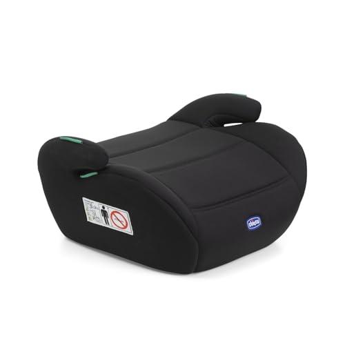 Chicco Quasar i-Size, Seggiolino Auto Bambini 7-12 Anni (126-150 cm), Peso 23-36 kg, Gruppo 3, Facile da Installare con Cintura a 3 Punti del Veicolo, Braccioli Imbottiti e Seduta Confortevole, Nero