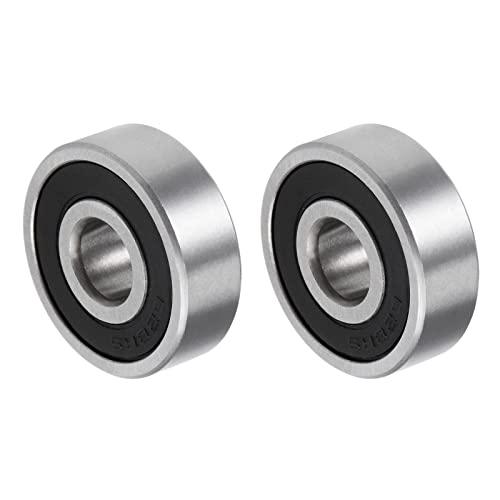 QUARKZMAN 8x24x8mm Cuscinetti a Sfere a Gola Profonda 628-2RS, 2pz Sfere Cuscinetti Acciaio Carbonio per Macchine e Utensili [Doppio Sigillato]