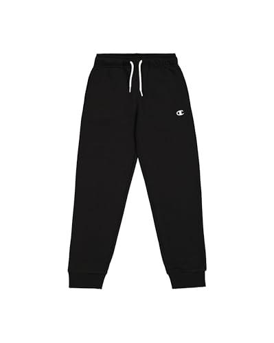 Champion Legacy Legacy Basics B - Ultralight Powerblend Fleece Rib Cuff Pantaloni da Tuta, Nero, 13-14 Anni Bambino FW23