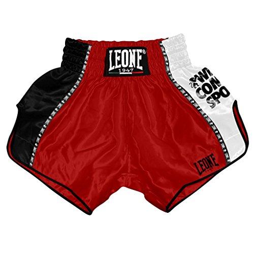 LEONE 1947, Training Pantaloncino Kick-thai, Unisex – Adulto, Rosso, S, AB760