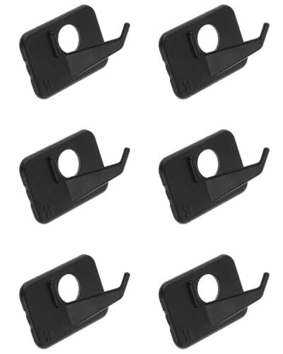 BNREOZA 6 Pezzi Porta freccia per arco ricurvo,Tiro con l'arco in plastica,Porta freccia per arco compound,Porta freccia per arco ricurvo,Autoadesivo,Porta freccia,Tiro di caccia con la mano destra