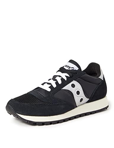 Saucony Jazz Original Vintage, Sneaker Uomo, Black Silver White, 46 EU
