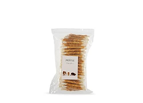 Petstyle Living Bastoncini da Masticare con Polo - Snack per cani - 100 Pezzi