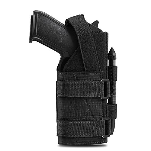 ACEXIER Universal Tactical Molle Pistola Fondina Pistola Fondina Pistola Regolabile per 9mm G1ock 1911 G17 18 19 26 34, Ruger LCP, Beretta