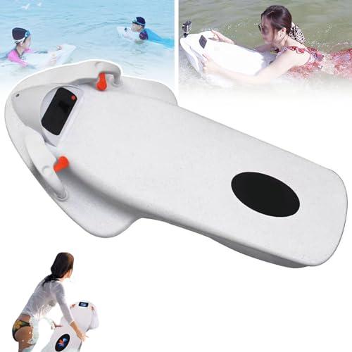 UPIKIT Tavola da Surf Elettrica per Adulti 36v 3200w,Scooter Acquatico da 6500 Giri/Min,Tempo di Resistenza: 60 (4 M/S) -120 Min (2 M/S), Display LCD + Spazio Vuoto per Supporto Fotocamera