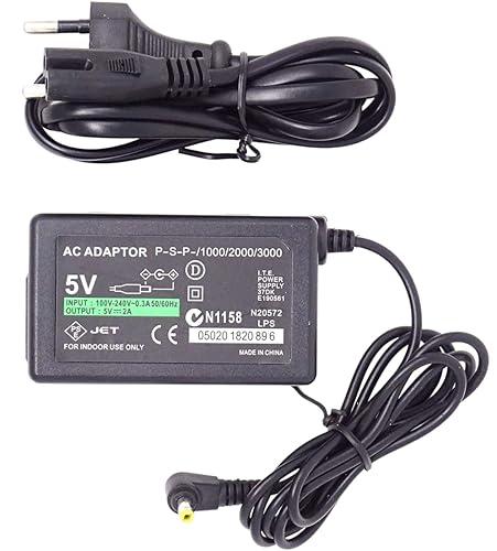Caricatore Compatibile con Psp Alimentatore Compatibile con Console Sony PSP 1000/2000/3000 Charger Power Adapter