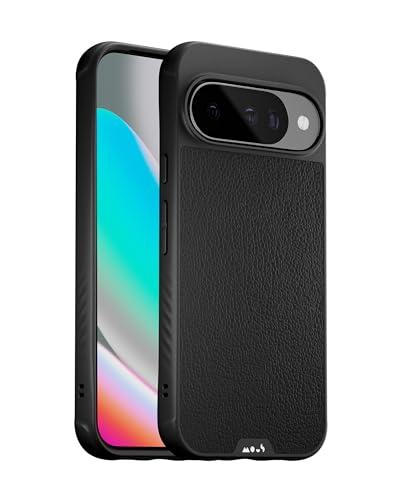 Mous Cover per Google Pixel 10/10 Pro (2025), Compatibile con Qi2 MagSafe e Pixelsnap - Limitless - Google Pixel 10/10 Pro Custodia in Pelle Premium - Antiurto, Anti-Graffio, Nera