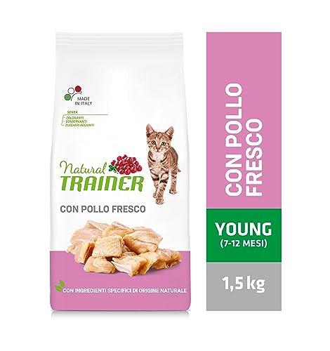 Trainer Young Cibo per Gattino, 7 a 12 Mesi, con Pollo, 1.5 kg