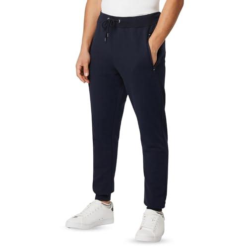 FM London Pantaloni Tuta Uomo - con Tasche con Zip Ottime per Uso Quotidiano e Sport