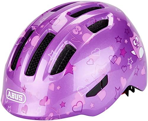Abus, Casco per Bambini ABUS Smiley 3.0 Casco da Ciclista per Bambini con una Vestibilità Avvolgente, Design Adatto ai Bambini e Spazio per le Trecce, per Ragazze e Ragazzi