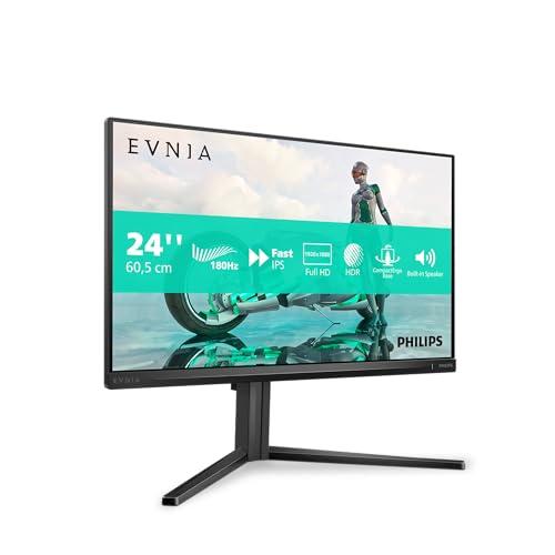 Philips 24M2N3200AM - Monitor da gioco Full HD da 24 pollici, 180 Hz, 1 ms GtG, FreeSync Prem., G-Sync comp. (1920x1080, 2x HDMI, DisplayPort) nero/grigio